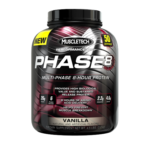 MuscleTech Phase 8 protein | 2wheypower